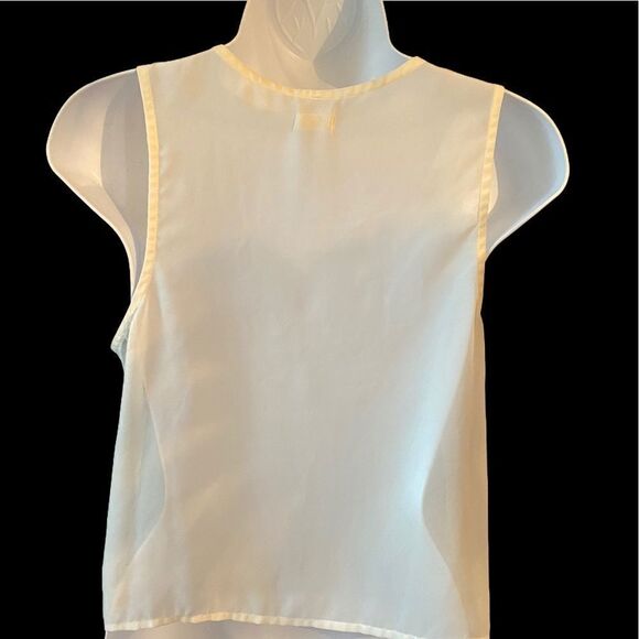 Holister XS Sheer Tank - Lace Detail White - Picture 5 of 5